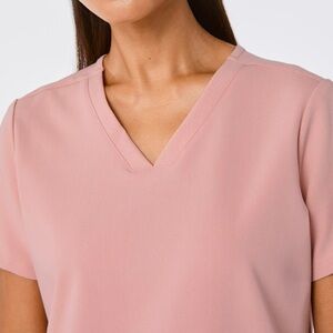 Women's Pink Scrub Top